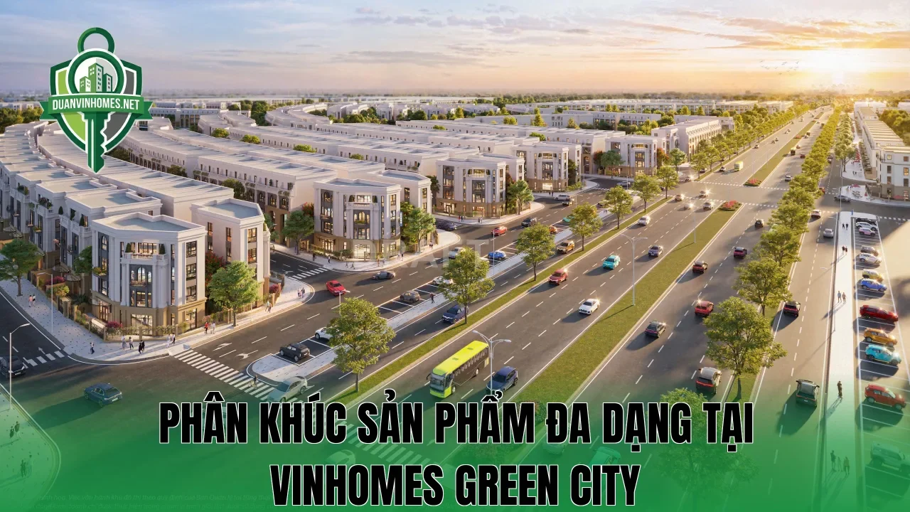 Phân khúc sản phẩm đa dạng tại Vinhomes Green City