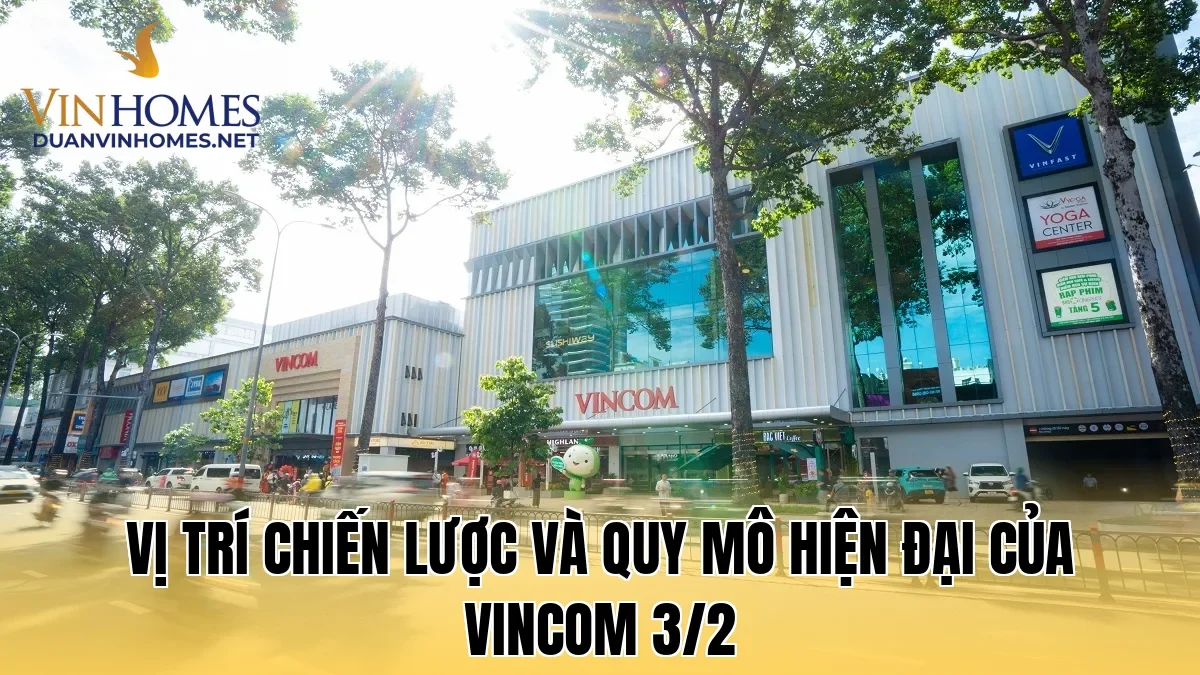 Vị trí chiến lược và quy mô hiện đại của Vincom 3/2