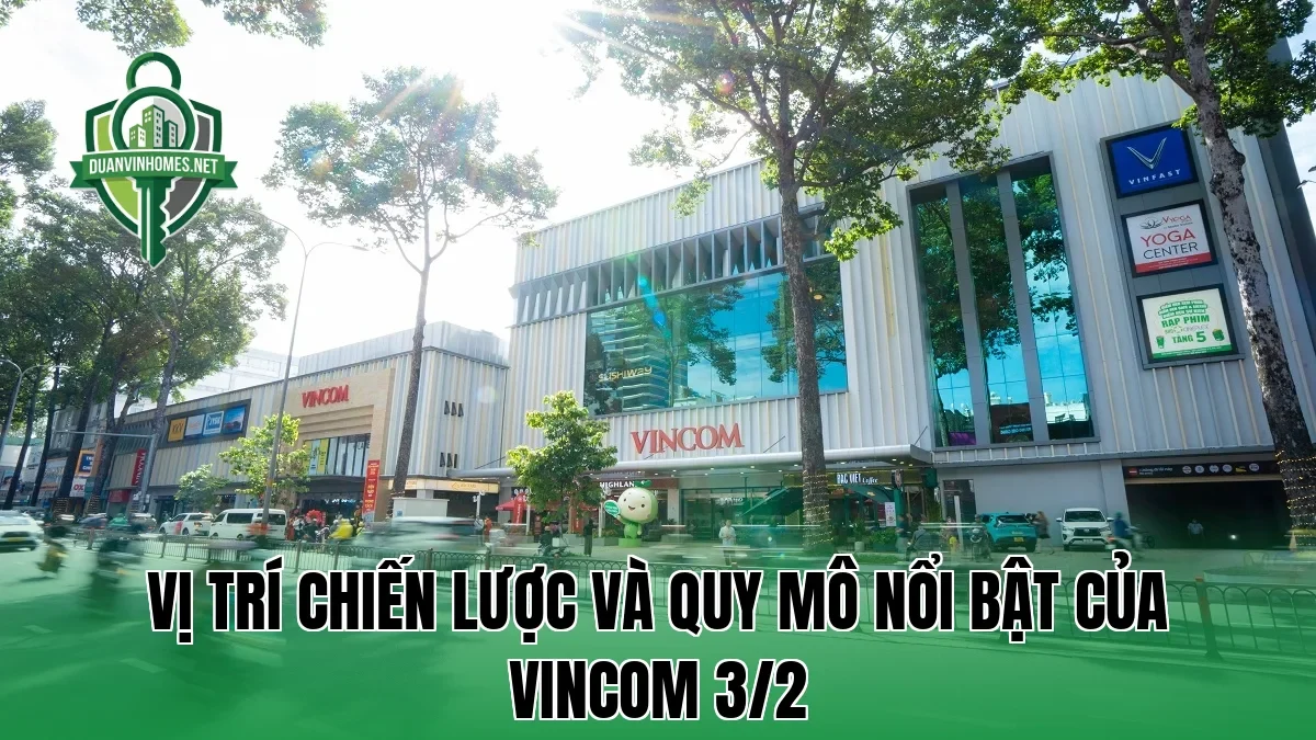 Vị trí chiến lược và quy mô nổi bật của Vincom 3/2