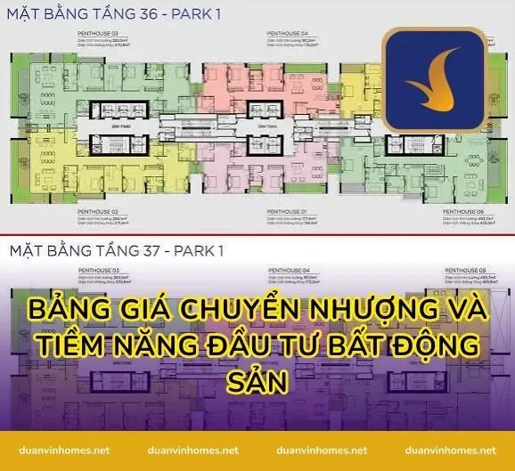 Bảng giá chuyển nhượng và tiềm năng đầu tư bất động sản