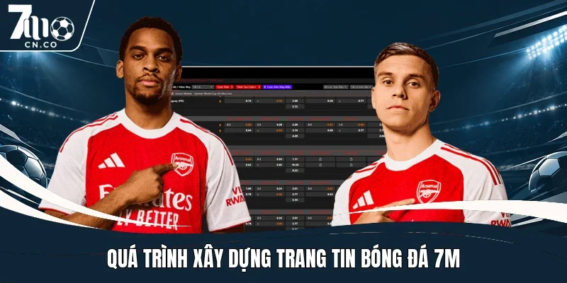 Quá trình xây dựng trang tin bóng đá 7M